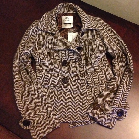 Brown tweed coat