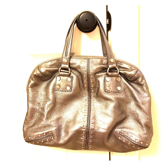 Michael Kors Astor Pebble Leather Satchel