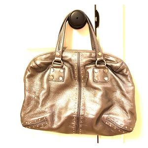 Michael Kors Astor Pebble Leather Satchel