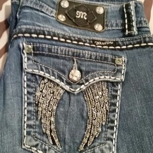 Gorgeous Miss Me Angel Wing Jeans