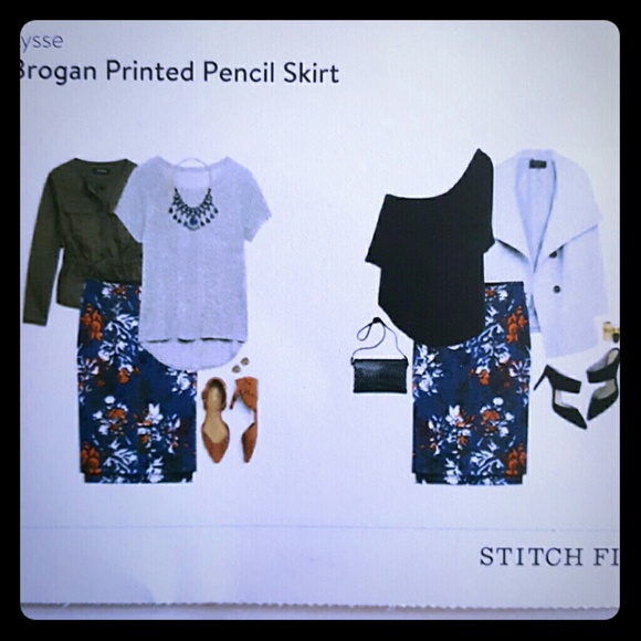 Brogan pencil skirt sz L