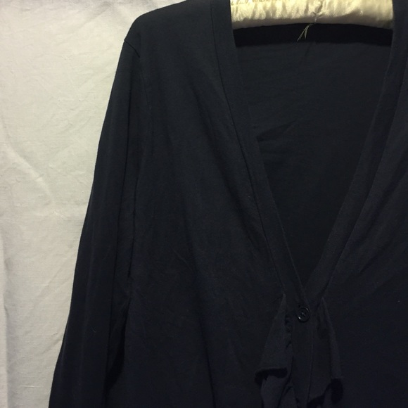 J.Crew navy cotton cardigan