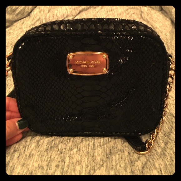 Michael Kors Snakeskin Crossbody Bag