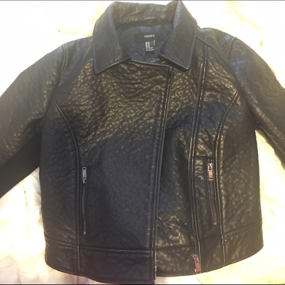 New and durable faux leather jacket