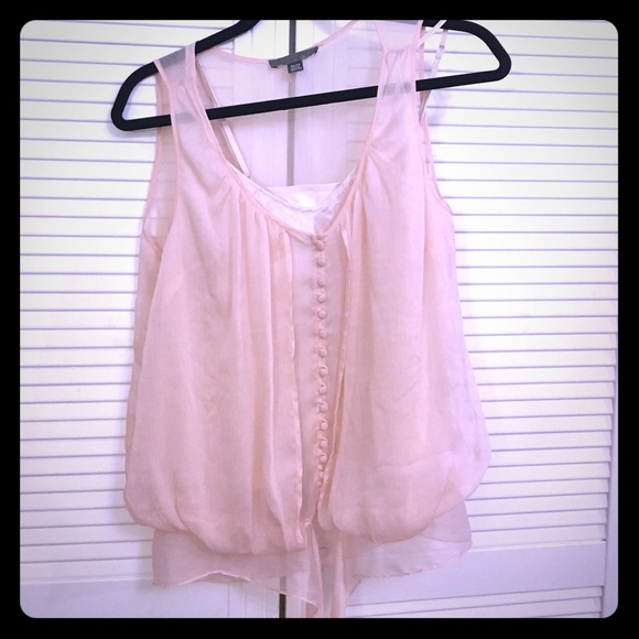 Blush Sheer Top