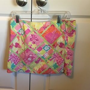 Lilly Pulitzer reversible skirt size 8