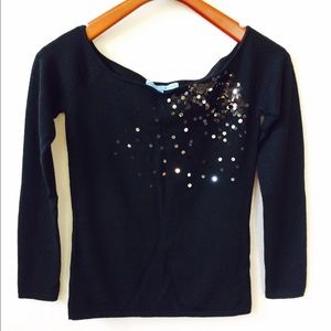 Black sequin sweater by Antonio melani