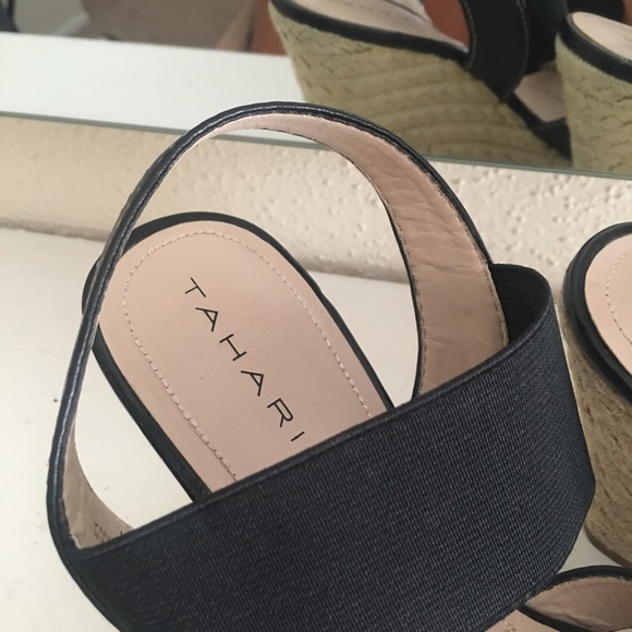 Black Tahari Espadrilles