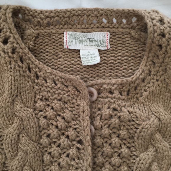 Cable knit cardigan - Picture 3 of 3