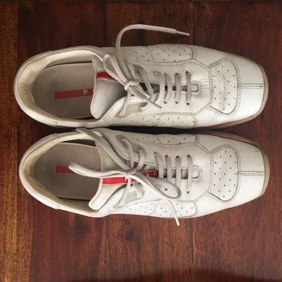 Authentic Prada Leather Running Shoes
