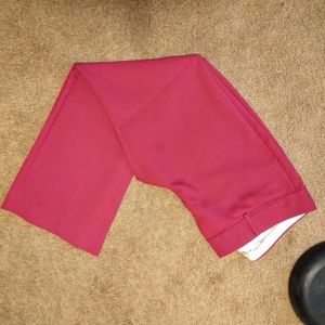 Raspberry red trousers