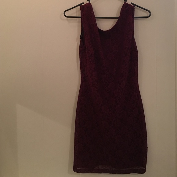 Maroon dress