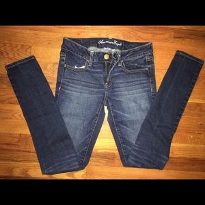 American Eagle Jean Jeggings Size 6 X-Long