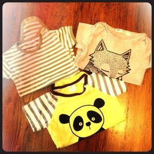 Three NWOT adorable onesies