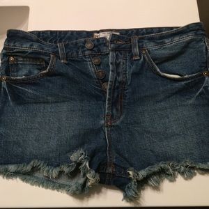 Free people Jean shorts