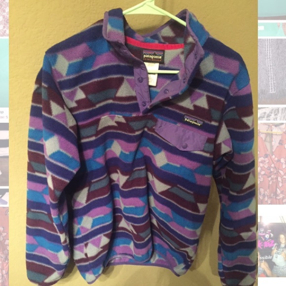 Tribal print Patagonia pull over