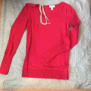LOFT sweet berry sweater