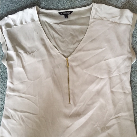 Perfect condition express top gold zipper