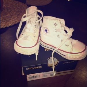 Infant White Converse