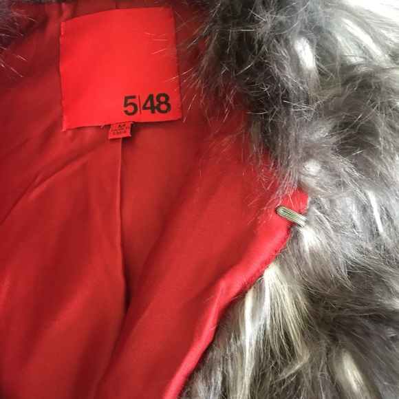 NWOTs Smokey Gray Faux Fur Vest - Picture 4 of 4