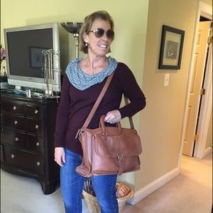 Coach genuine leather business briefcase