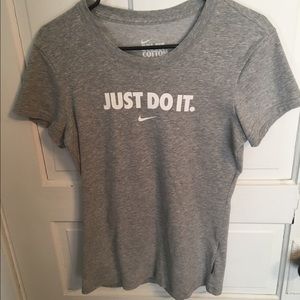 Dry fit Nike cotton tee.