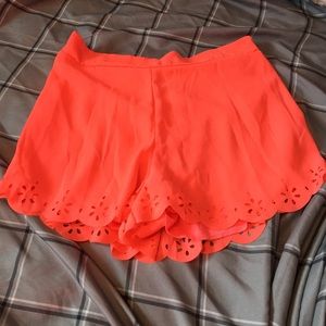 Coral flower Shorts