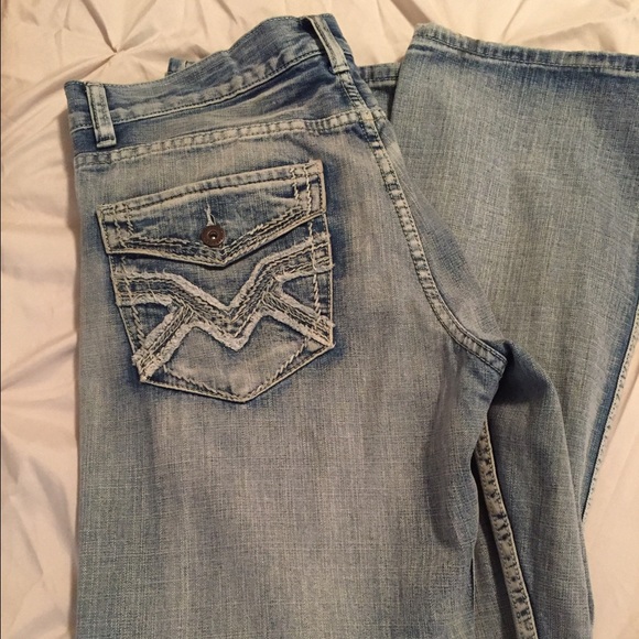Baby blue bootcut jeans men's