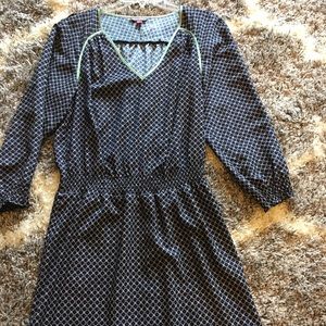 Vince camuto silk shirt dress