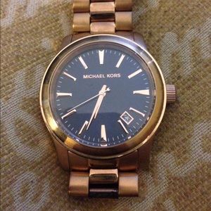 Rose gold Michael Kors watch