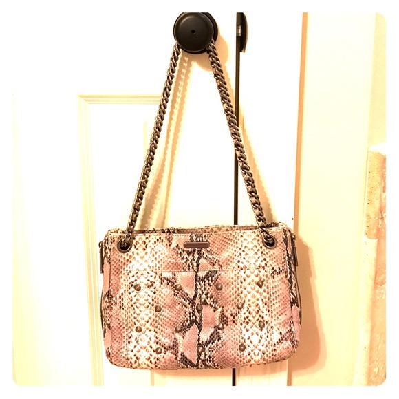 Rebecca Minkoff Chain Link Studded Snakeskin Bag