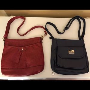 BUNDLE**Blue Coach Bag & Red MK Bag