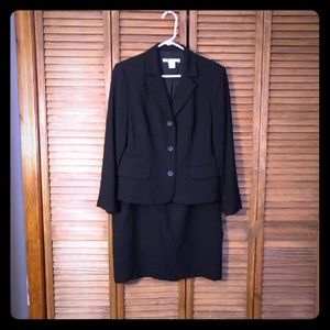 Black interview suit