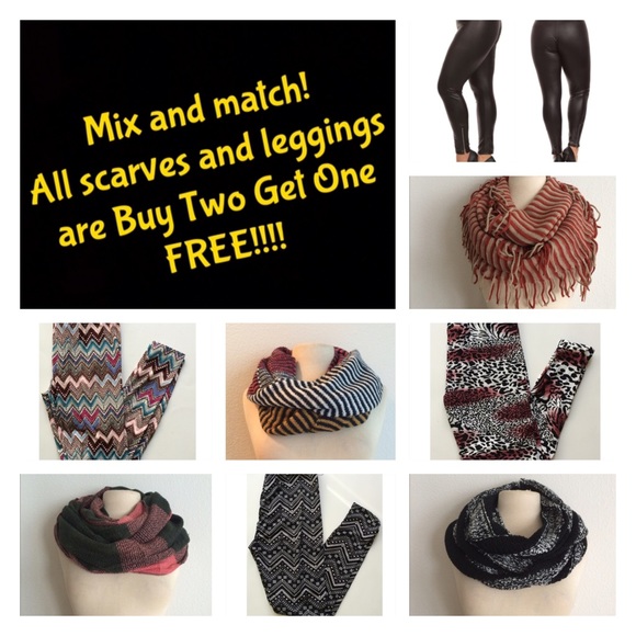 LAST ONE! Striped infinity scarf - Picture 3 of 3