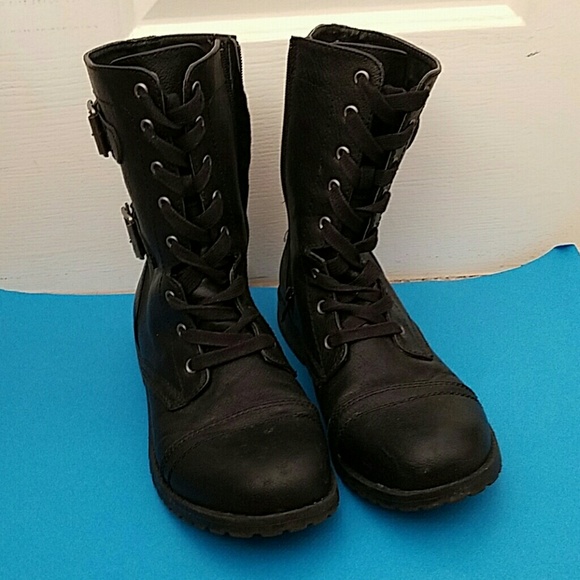 *SOLD* Black Combat Boots