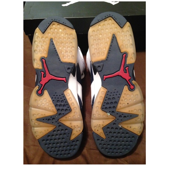 Air Jordan retro 6 2012 Olympic size 6 - Picture 3 of 6