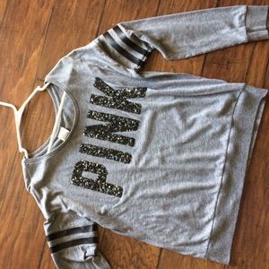 Medium Vs pink long sleeve