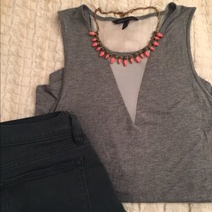 Gray Banana Republic Tank Top - Size Small