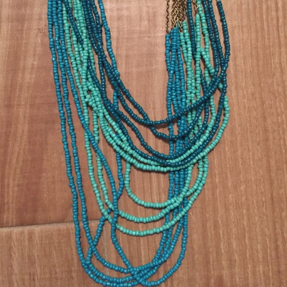 Long Turquoise Necklace - Picture 2 of 3
