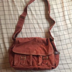 Fossil satchel. A little worn