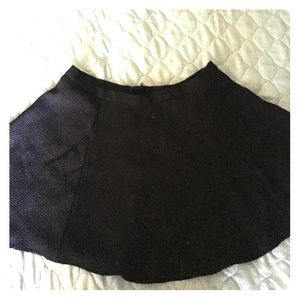 Fit and flare short skirt