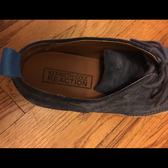 Kenneth Cole Reaction Wingtips - Blue Suede main image 4