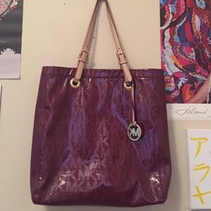 MICHAEL KORS Burgundy tote bag PRICE REDUCED