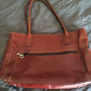 Fossil laptop tote