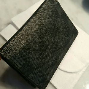 louis vuitton damier card holder