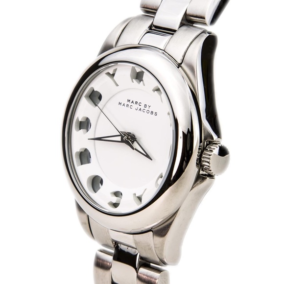 Marc by Marc Jacobs W Stainless Steel Bubble Watch