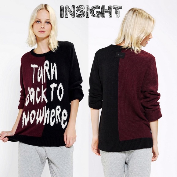 🆕INSIGHT - TURN BACK TO NOWHERE  SWEATER