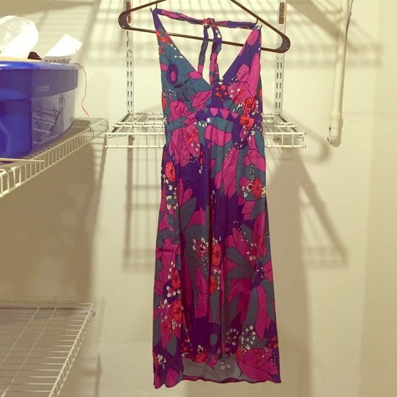 🌺🌸floral halter dress🌸🌺 - Picture 1 of 3