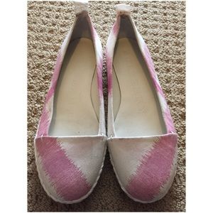 SOLD! Authentic Burberry canvas flats, sz 37.5