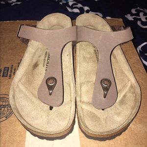 Women's European size 40 brown Birkenstocks